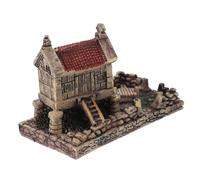 DOITOOL Casa in Miniatura in Resina per Micro Paesaggi Decorativi, Accessorio per Giardino e Decorazione Pasquale, Villa di Pietra per Torta e Scenografie Creative