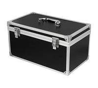 DOITOOL Cassetta degli attrezzi, cassetta degli attrezzi in alluminio per riporre gli attrezzi, valigetta per il trasporto con imbottitura in schiuma, chiudibile a chiave, portatile, per strumenti di