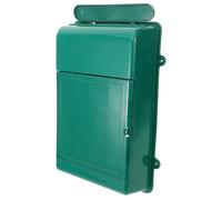 DOITOOL Cassetta Postale da Esterno Verde Resistente alla Pioggia Montaggio a Parete per Casa e Ufficio senza Serratura