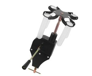 DOITOOL Centrifuga Manuale Portatile in Plastica Nera Leggera Morsetto da Laboratorio, Facile da Usare per Esperimenti Scientifici in Laboratorio e All'aperto