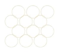 DOITOOL Cerchi in Metallo per Rete Sogni 12 Pezzi Anelli Lisci e Resistenti per Realizzare Decorazioni e Progetti Fai da Te a Casa