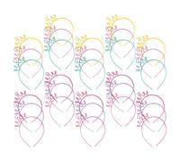 DOITOOL Cerchietti Corona Principessa per Bambine 30 Pezzi in Plastica per Feste di Compleanno e Spettacoli Scolastici, Accessori Chioma Facili da Abbinare e Colorati