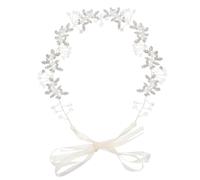 DOITOOL Cerchietto per Chioma Sposa Cristalli e Strass Argento, Accessorio Elegante in Lega per Decorazione Chioma e Fotografia, per Eventi Serali