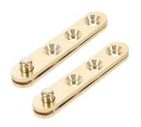 DOITOOL Cerniere a Bilico in Rame per Porte e Finestre Perno Superiore e Inferiore Design Invisibile Funzione Antirumore Apertura a 90° e 360° Installazione Rapida