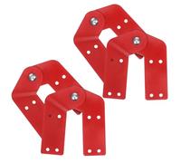 DOITOOL Cerniere per Scala Pieghevole in Acciaio Inox 4 Pezzi Staffe di Giunzione Regolabili per Supporto Stabile Accessori per Scala a Pioli per Uso Domestico e Garage Soluzione