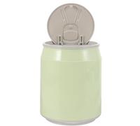 DOITOOL Cestino Rifiuti Mini in Plastica Verde Coperchio Robusto e Resistente per Cucina e Soggiorno Portarifiuti da Tavolo Compatto e Pratico
