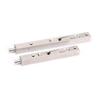 DOITOOL Chiavistello Porta Doppio in Acciaio Inossidabile Serratura Invisibile per Sicurezza Casa Installazione Facile su Porte a Due Battenti con Maniglia Speciale