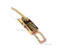 DOITOOL Chiusura Leva Regolabile in con Morsetto e Gancio per Porte Cassone Camion e Ruote Resistente e Facile da Usare con Manuale Compatibile con Piastra Base e Serrature Standard