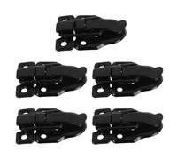 DOITOOL Chiusure a Scatola in Metallo Stile Rustico 5 Pezzi Serratura a Chiave, Gancio a Leva Becco D'anatra per Scatole di Legno, Ferramenta per Armadietti e Valigie, Montaggio