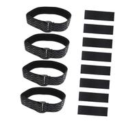 DOITOOL Cinghie Elastiche Antiscivolo per Stivali e Scarpe da Donna, Set da 4 Pezzi in Poliestere Riutilizzabili Strappo Adesivo, per Scarpe Sportive