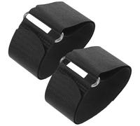 DOITOOL Cinghie Regolabili per Pedali da Cyclette Misto, Set da 2 Accessori per Attrezzature da Fitness, Cinturini Poggiapiedi per Allenamento in Palestra e Vogatore