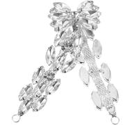 DOITOOL Cintura da Sposa Applicazione di Strass a Forma di Fiore, Decorativa Fai da Te per Abbigliamento, Scarpe e Accessori, Decorazione Elegante per Vestiti e Giacche da Donna