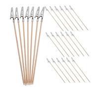 DOITOOL Clip a Coccodrillo per Pittura Modelli 24 Pezzi, Pinza a Coccodrillo Fai da Te in Lega 17 Cm, Base per Clip da Colorare, Accessori per Aerografo e Modellismo Artigianale