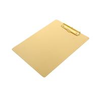 DOITOOL Clip Board in Acciaio Inossidabile Oro Portablocco Portatile per Documenti e Memo per Scuola Ufficio e Casa Grande Formato con Bordi Levigati e Angoli Arrotondati