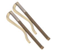 DOITOOL Clip Molla per Soldi e Fermagli a Molla in Lega di Zinco Leggeri e Resistenti Supporto per Carte, Design Semplice e Versatile per Portabanconote Uomo 8X1,5X0,5 CM, Confezione da 2
