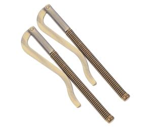 DOITOOL Clip Molla per Soldi e Fermagli a Molla in Lega di Zinco Leggeri e Resistenti Supporto per Carte, Design Semplice e Versatile per Portabanconote Uomo 8X1,5X0,5 CM, Confezione da 2