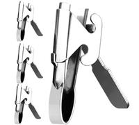 DOITOOL Clip per Apertura Meloni Resistente all Usura in Acciaio Inossidabile Set 4 Pezzi Portatile Principio Leva per Sbucciare Semi di Girasole e Anguria