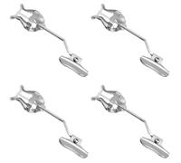 DOITOOL Clip per Spartiti Musicali per Tromba E Trombone, Confezione da 4, Supporto per Spartiti Musicali per Lira E Trombettista in Argento, Clip per Musicisti, Accessori per Strumenti Musicali