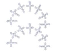 DOITOOL Confetti Argentata per Battesimi e Prima Comunione Decorazioni Eleganti in Plastica Brillante per Feste Religiose Shower e Compleanni