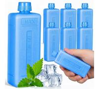 DOITOOL Confezioni di ghiaccio per refrigeratore da palude 8 blocchi di ghiaccio per ventilatore di condizionatore d'aria portatile Confezioni di ghiaccio riutilizzabili per refrigeratore d'aria
