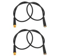 DOITOOL Connettore Elettrico per Cavi LED 3 Pin Prolunga 2 Pezzi in Abs e Lega Nero per Uso Esterno e Interno su Strisce LED e Camion