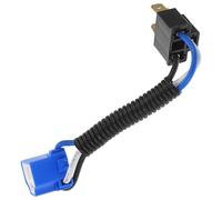 DOITOOL Connettore Femmina per Faro H4 Design Plug-and-play, Materiale Plastico e Ceramico, Resistente e Adatto per Moto e Auto Filo in Rame Nero