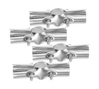 DOITOOL Connettori e Accessori Stenditoio in Acciaio Inossidabile per Stendibiancheria 4 Pezzi, Compatibili Tubi da 25mm, Facile Installazione, per Stendini da Casa
