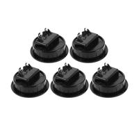 DOITOOL Connettori Terminali Altoparlanti 5 Pezzi Rosso-Nero Blocco a Molla per Cablaggio Audio Auto e Home Theater Clip Terminale a Molla Identificazione Polarità e Presa Antiscivolo