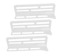 DOITOOL Contenitore Organizer Per Frigorifero 3 Ripiani Da Cucina Divisorio Per Frigorifero Accessori Per Frigorifero Facili Da Installare