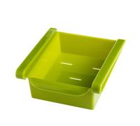 DOITOOL Contenitore Per Cucina Slide Organizer Salvaspazio Per Frigorifero e Congelatore Cassetto Leggero Fessura Per Alimenti e Bevande Verde
