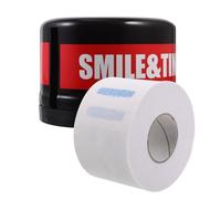 DOITOOL Contenitore per Strisce da Barbiere Rotolo di Carta per Collo, Scatola Distributore Compatta Nera, Accessorio per Saloni e Parrucchieri Professionisti