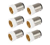 DOITOOL Convertitore Portalampada B15d a E14 in Rame 6pezzi Adattatore Base Lampadina Affidabile e Salva per Case e Uffici