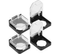 DOITOOL Copertura Button Cover Protettiva per Pulsanti Apertura 22mm, Plastico Versatile e Protezione, Set 4 Pezzi per Pulsante di Accensione