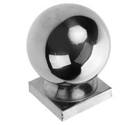 DOITOOL Coperture per Pali di Recinzione in Acciaio Inossidabile Argento a Forma di Sfera, Design Distintivo Facile Installazione e Applicazione Versatile per Ringhiere Esterne