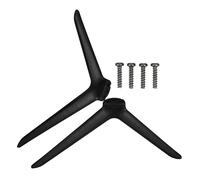 DOITOOL Coppia di gambe universali per TV, con piedini in plastica a doppio foro per una facile installazione e un design moderno ed elegante, compatibile con TV da ufficio e sala conferenze