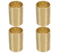 DOITOOL Copri Maniglie Dorate per Mobili 4 Pezzi, Protezione per Maniglie Cassetti in Metallo Motivo Asiatico, Accessori per Mobili Vintage in Cucina e Camere da Letto