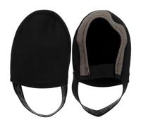 DOITOOL Copriscarpe da Bici Invernali Nero con Cinturino Tallone, Tessuto | Design a Mezza Suola con Fondo Aperto, Protezione Avampiede e Tallone, per Strada e Vento Freddo Colore Casuale
