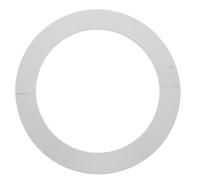 DOITOOL Copritubo flangiato in acciaio inossidabile: collari per tubi doccia con flangia divisa a parete - Copritubo decorativo per tubo di protezione dell'acqua per WC