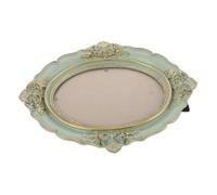 DOITOOL Cornice Ovale Vintage in Resina Stile Cornice Rustica da Parete Tavolo Decorazione Casa e Galleria Facile Installazione per Foto Speciali