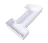 DOITOOL Cornice per Palloncini Numero 1 Scatola di Palloncini Riutilizzabile Decorazione per Shower e Primo Compleanno Installazione Semplice per Feste e Rivelazione Sesso