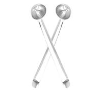 DOITOOL Cucchiaio Inox per Barattoli Foro di Scarico, 2 Pezzi per Olive e Sottaceti, Utensile da Cucina per Uso Domestico