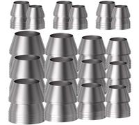 DOITOOL Cunei d'ascia 18 pezzi di cunei in metallo per manico martello, cunei di ricambio per rinforzare e fissare impugnature a martello per fai da te