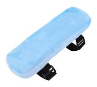 DOITOOL Cuscino Bracciolo Sedia Ufficio Memory Foam Protettivo Imbottitura Morbida e Antiscivolo per Comfort e Supporto Ergonomico Ricambio Pad Bracciolo Blu