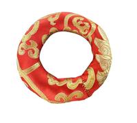 DOITOOL Cuscino per Ciotola Sonora Buddha Rosso 18cm in Cotone | Tessuto in Cotone, per Accessori Buddhismo, Lavorazione Fine, Supporto Pratico per Uso Stabile Colore Casuale