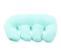 DOITOOL Cuscino Separatore per Dita Verde Riutilizzabile in Cotone Imbottito Morbido e Anallergico per Pazienti Allettati e Anziani per Recupero e Protezione delle Mani