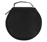 DOITOOL Custodia Porta Cd/dvd Per Auto Cerniera, Capacità 20 Dischi, in Pelle Nera, Protezione Da Polvere e Graffi, Design Sospeso Per Viaggi e Organizza Media Casa