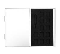 DOITOOL Custodia Porta Schede Sim e Memoria in Lega di Alluminio ed Eva, Antishock Slot Nano Sim e 2 Slot Rimozione per Accessori Smartphone