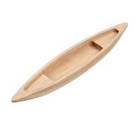 DOITOOL Decorazione di Barca in Legno, Modello Non Finito, Ornamento da Casa, Regalo per Camera da Letto e Ufficio