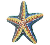 DOITOOL Decorazione Murale in Metallo a Forma di Stella Marina Ornamento da Parete in Ferro per Giardino e Interno Decorazione Artistica Sospesa per Balcone e Soggiorno Regalo