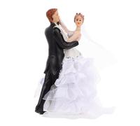 DOITOOL Decorazione per Torta Statuetta Sposi in Resina Matrimonio Decorazione Adorabile per Torta e Arredamento Stanza , per Feste Nuziali
